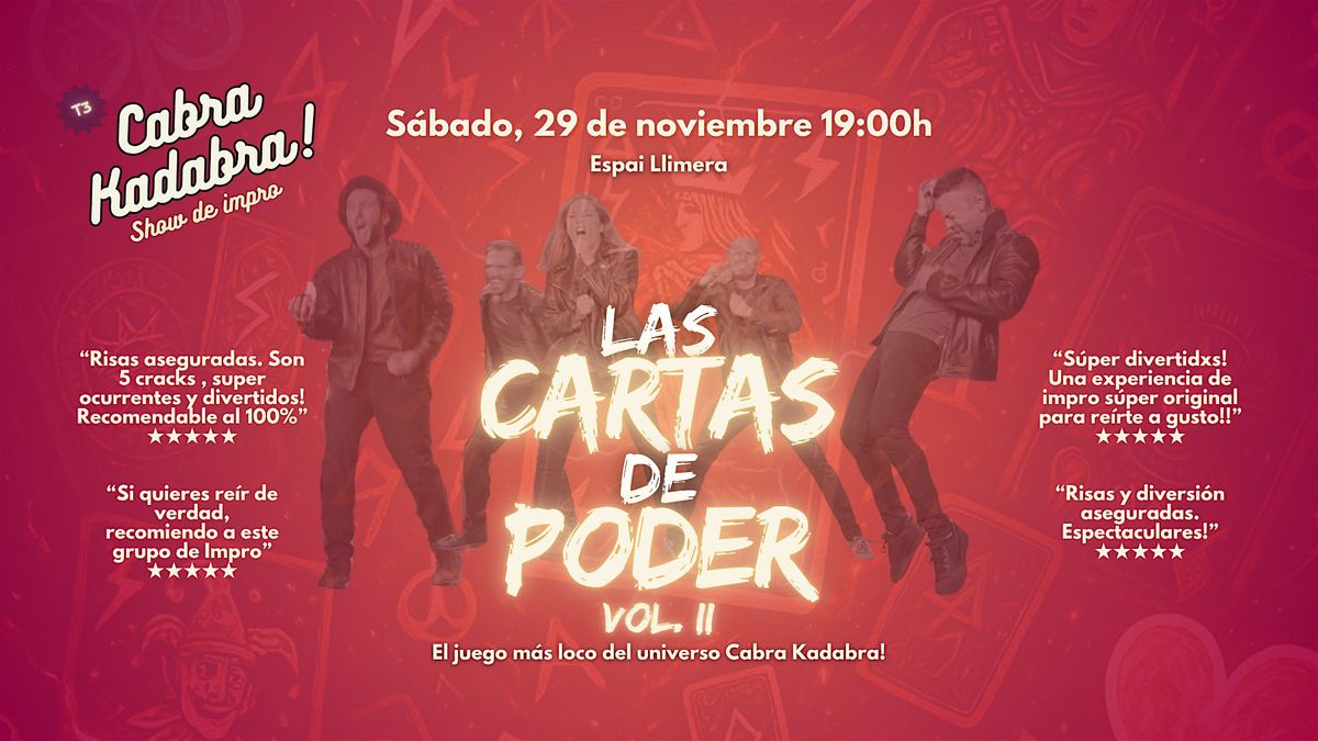 Cabra Kadabra! presenta:  Las Cartas de Poder Vol. 2