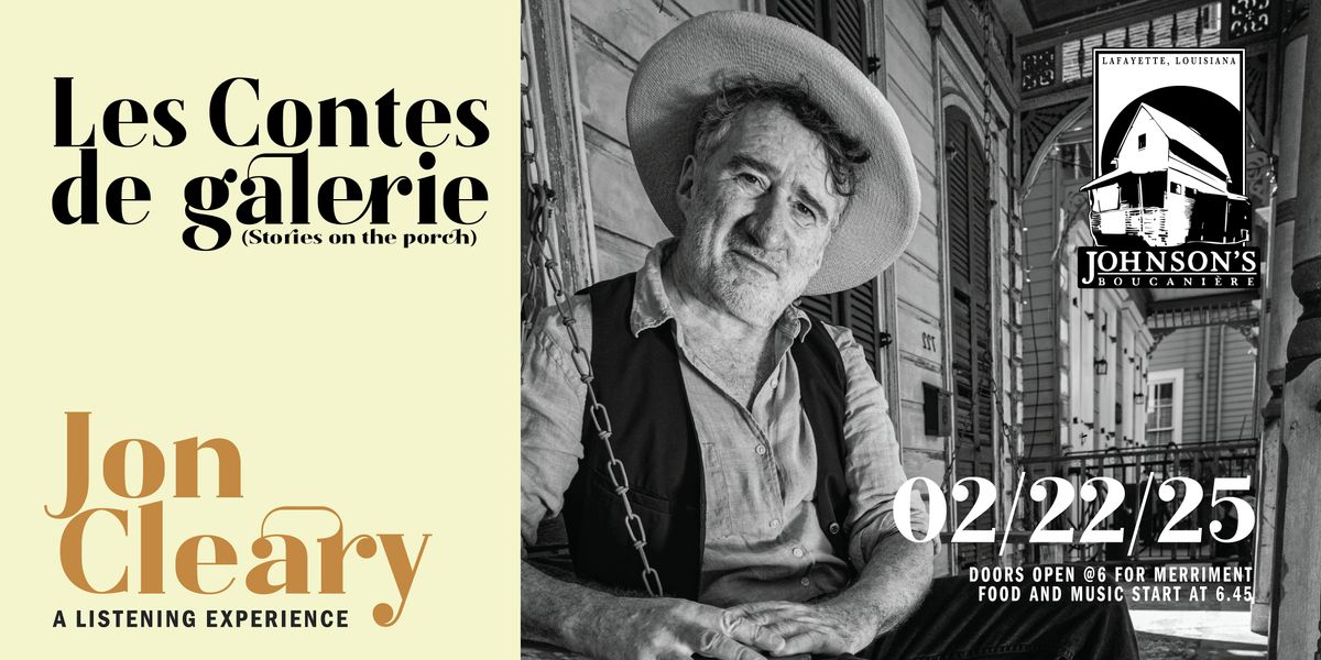 Jon Cleary  Les Contes De Galerie (Stories on the Porch)