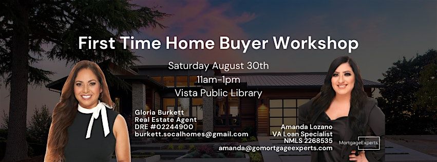 First Time Home Buyer Workshop