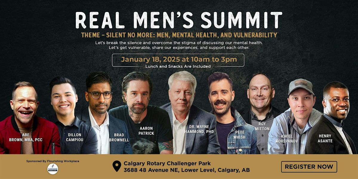 REAL Men's Summit - Silent No More: Men, Mental Health, and Vulnerability