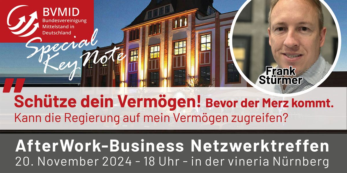 November SPECIAL - After-Work Business Netzwerktreffen der BVMID N\u00fcrnberg