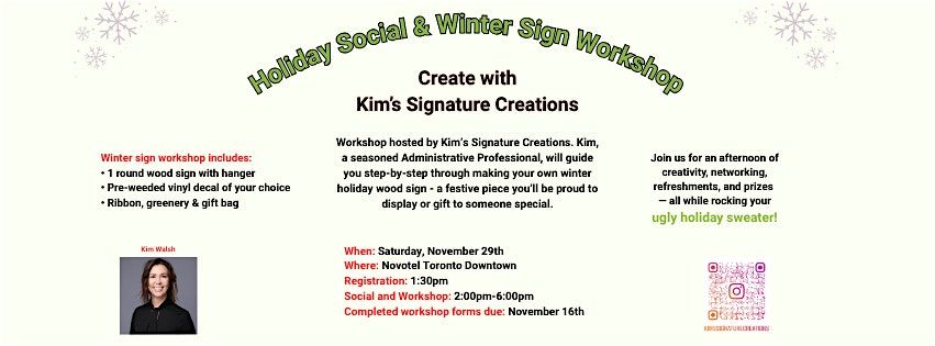 AAP-TCB Holiday Social and Winter Sign Workshop