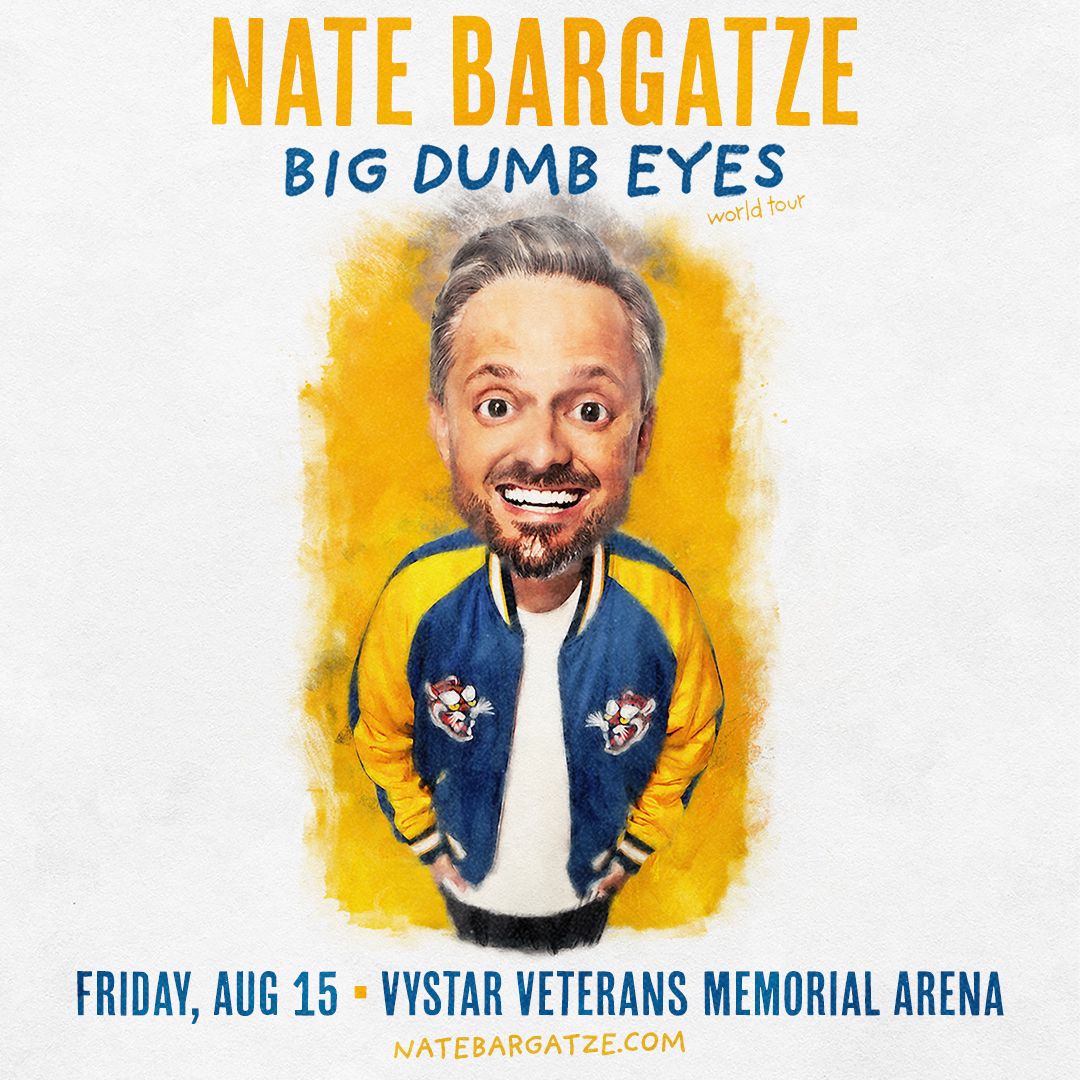 Nate Bargatze at Vystar Veterans Memorial Arena