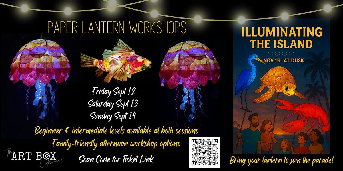 Paper Lantern Parade Workshop on Fort Myers Beach