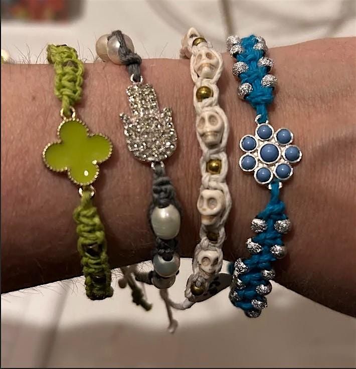 Free Jewelry Workshop - Knotted Cord Bracelets