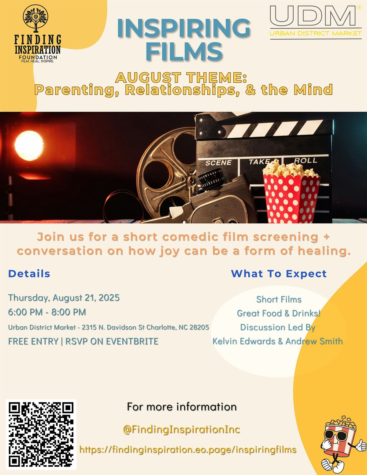 Inspiring Films - August Theme: Parenting, Relationships, & The Mind