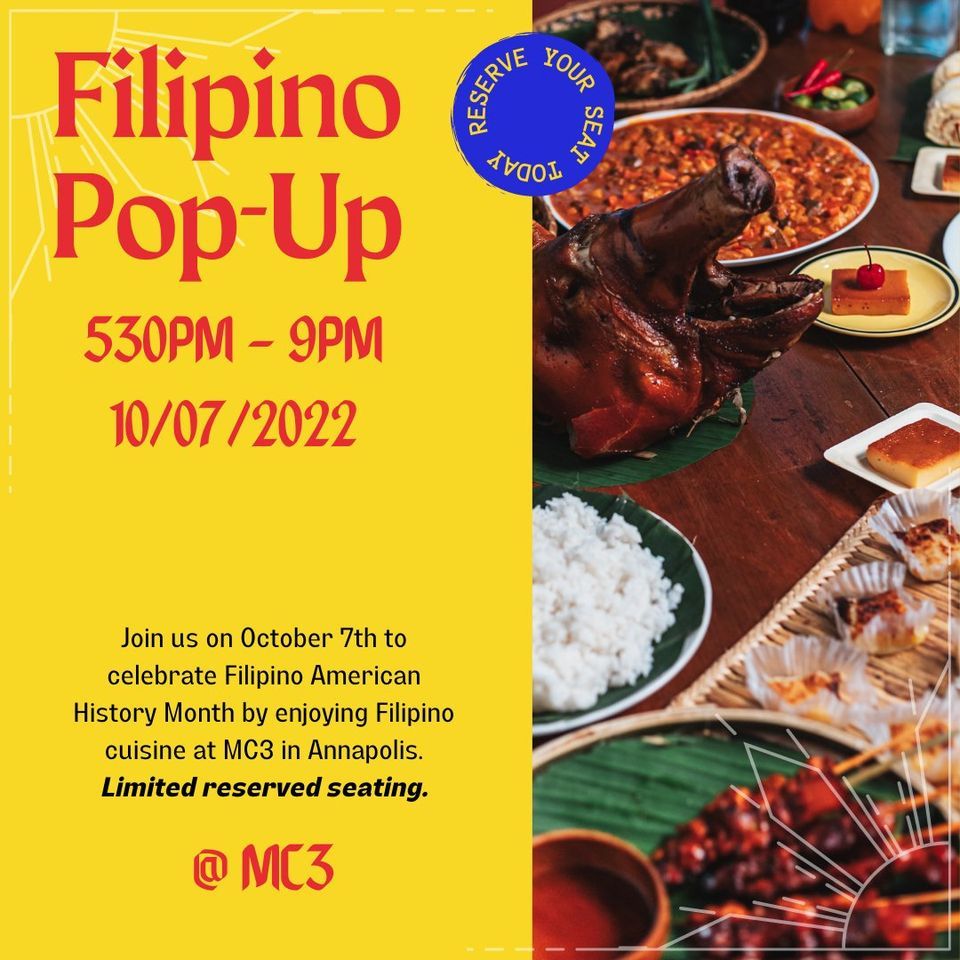 Filipino Fest Pop-Up Dinner
