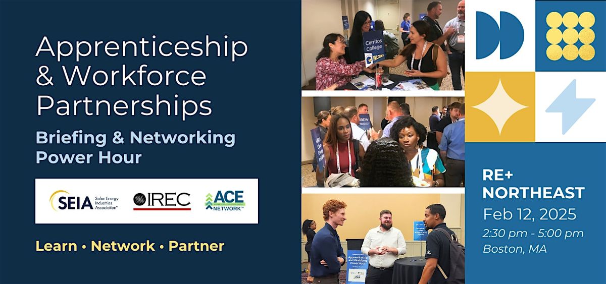 Apprenticeship & Workforce Partnerships: Briefing & Networking Power Hour