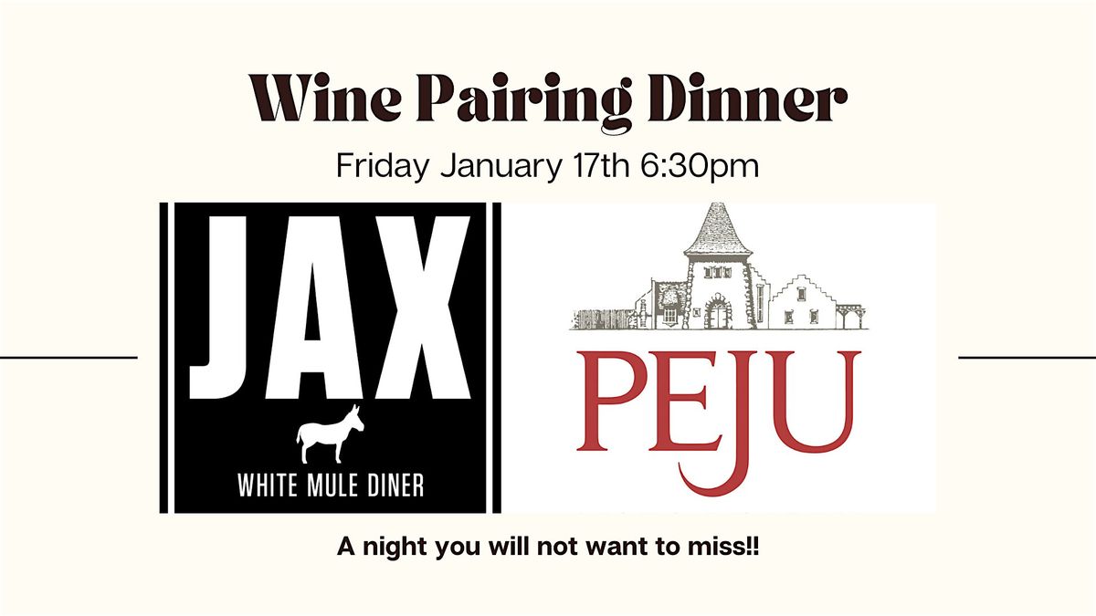 JAX and PEJU Pairing Dinner