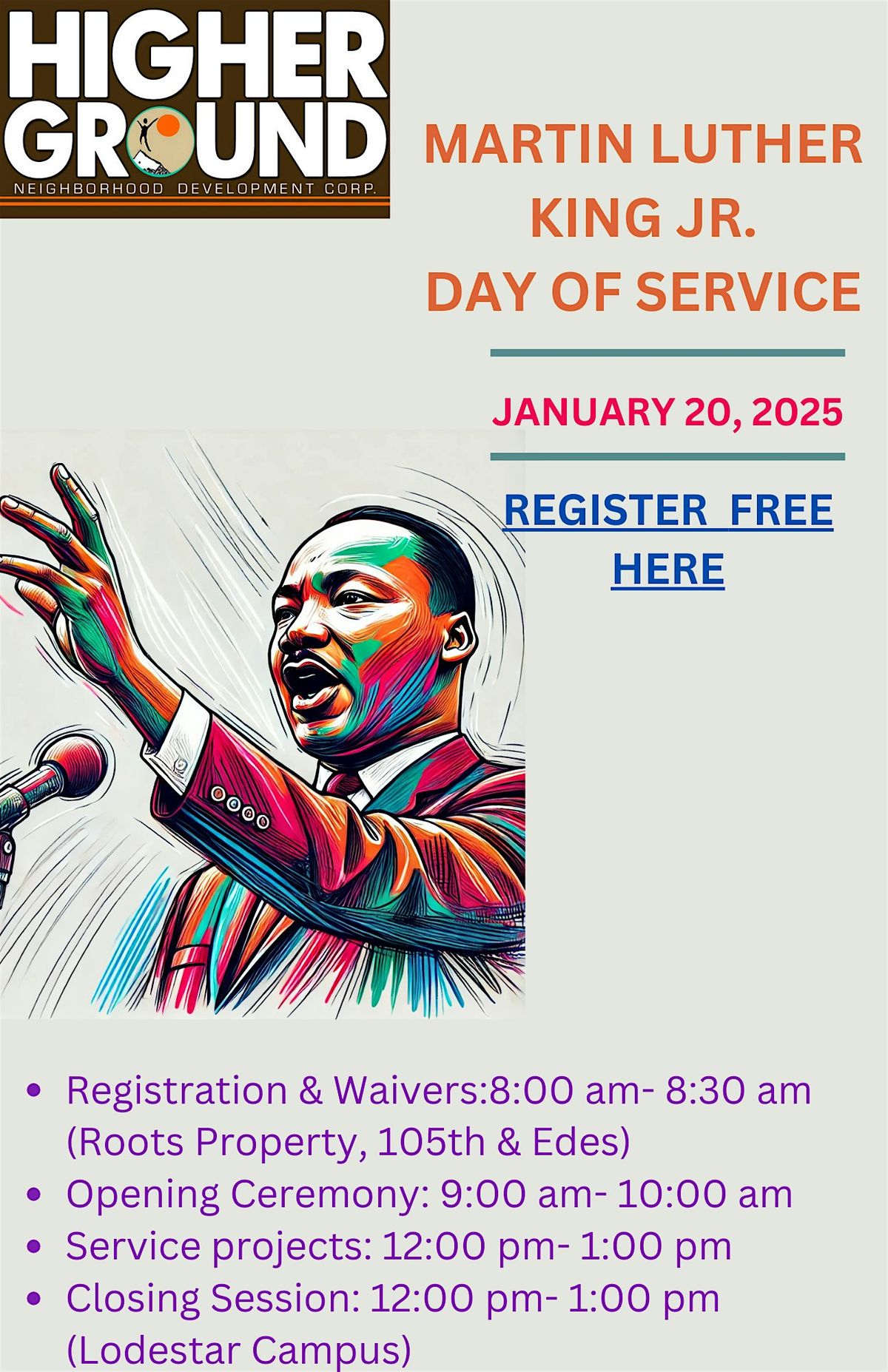 Martin Luther King Jr Service Day