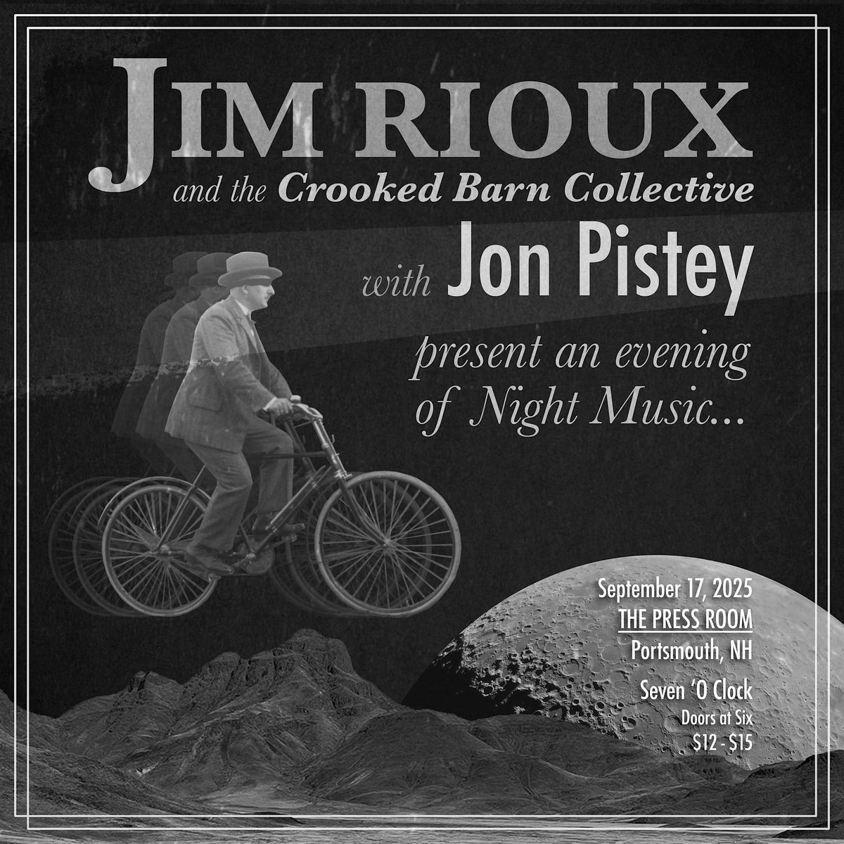 Jim Rioux and the Crooked Barn Collective w\/ Jon Pistey