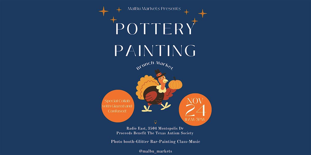 Pottery Painting + Brunch Market