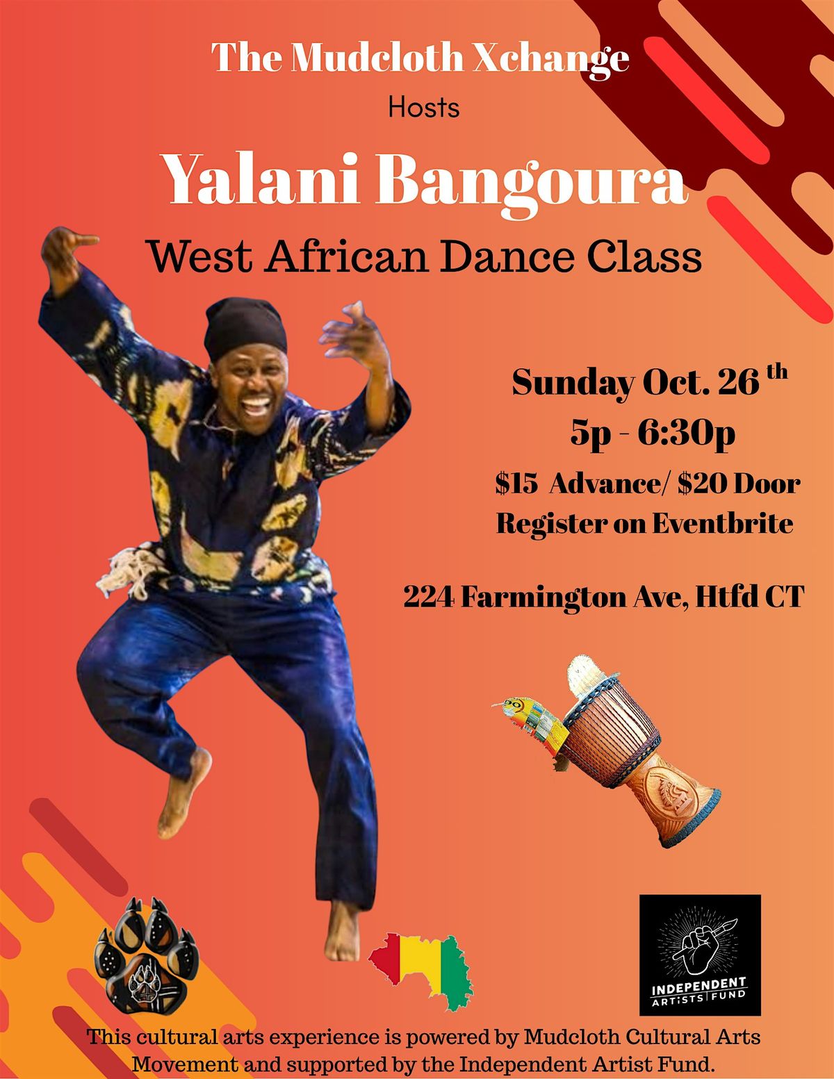 The Mudcloth Xchange: Yalani Bangoura  West African Dance Workshop