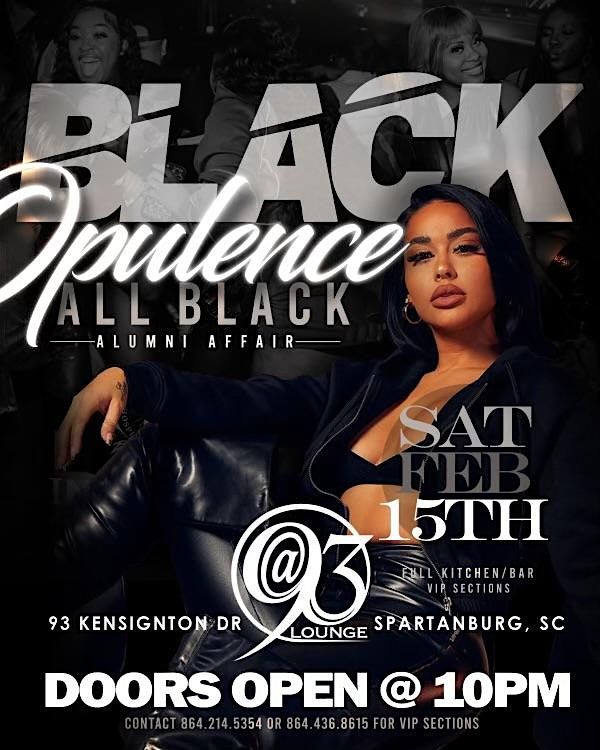 Black Opulence: All Black Alumni Affair