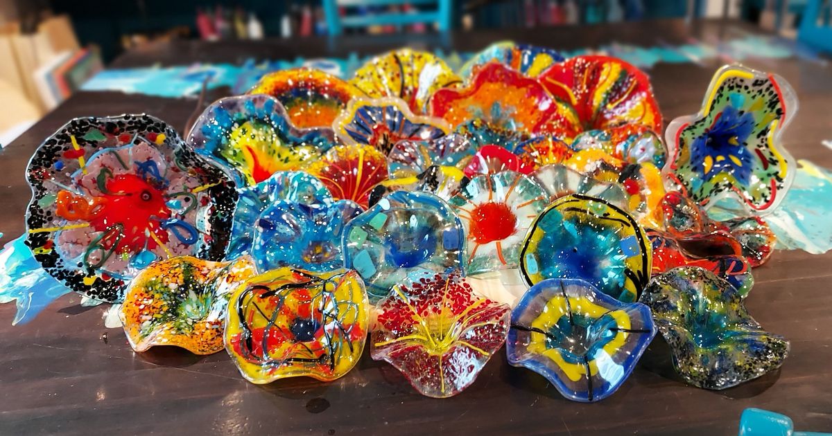 Fused Glass Flowers