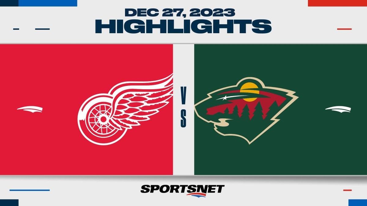 Detroit Red Wings at Minnesota Wild