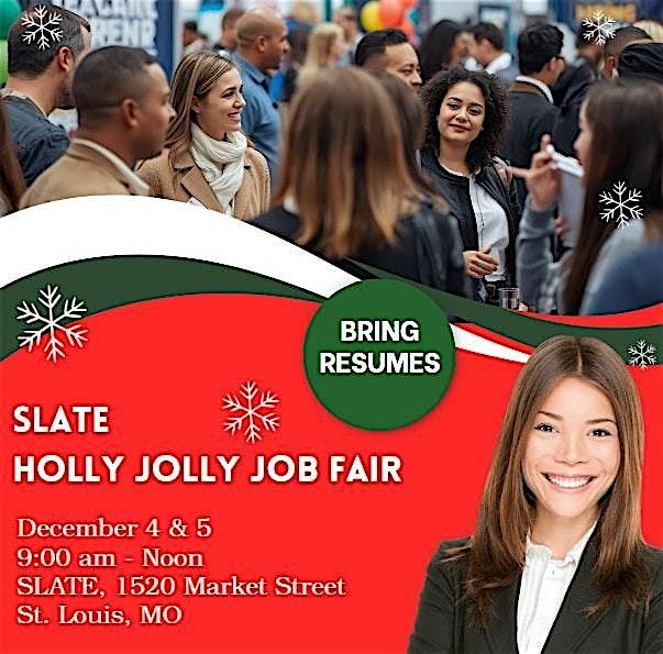 SLATE Holly Jolly Job Fair Event