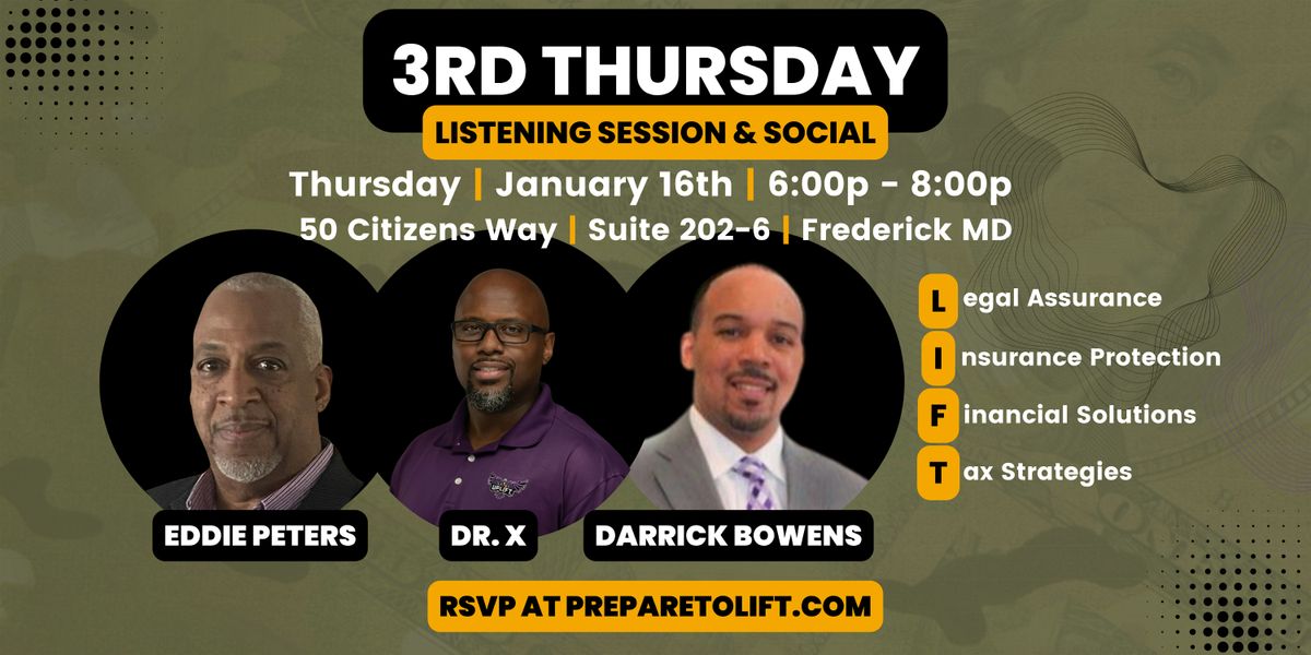 3rd Thursday: Listening Session & Social