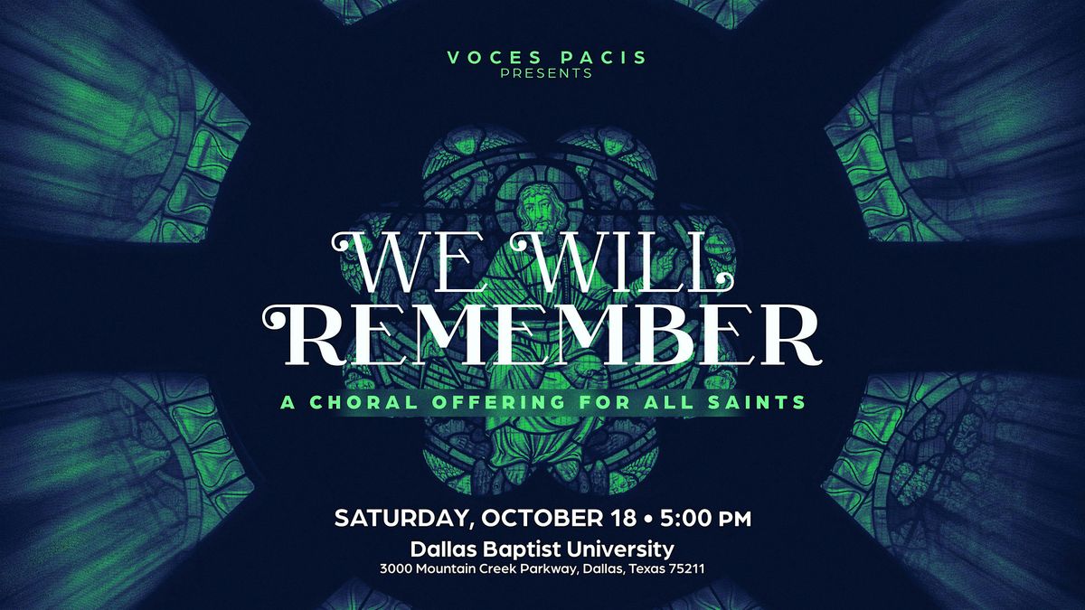 Voces Pacis Singer Registration - October 17-18
