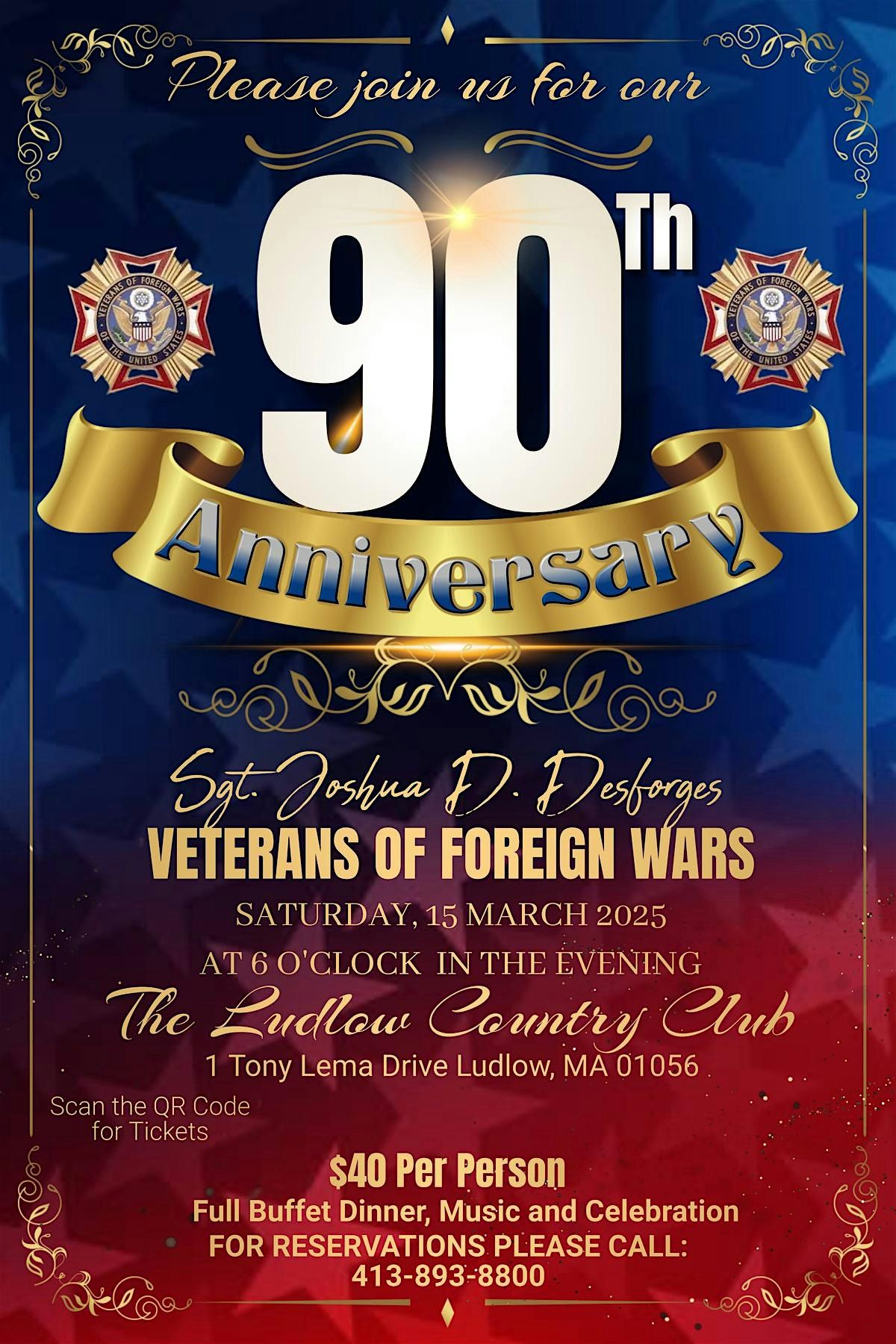 Ludlow VFW 90th Anniversary Celebration