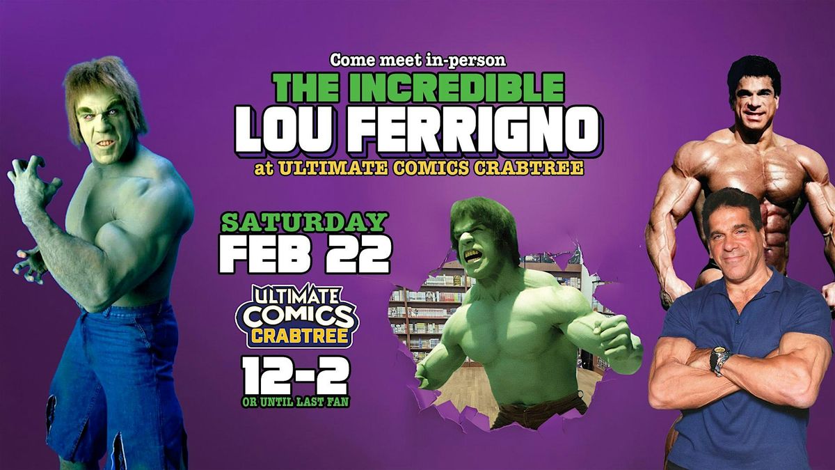 Lou Ferrigno at Ultimate Comics