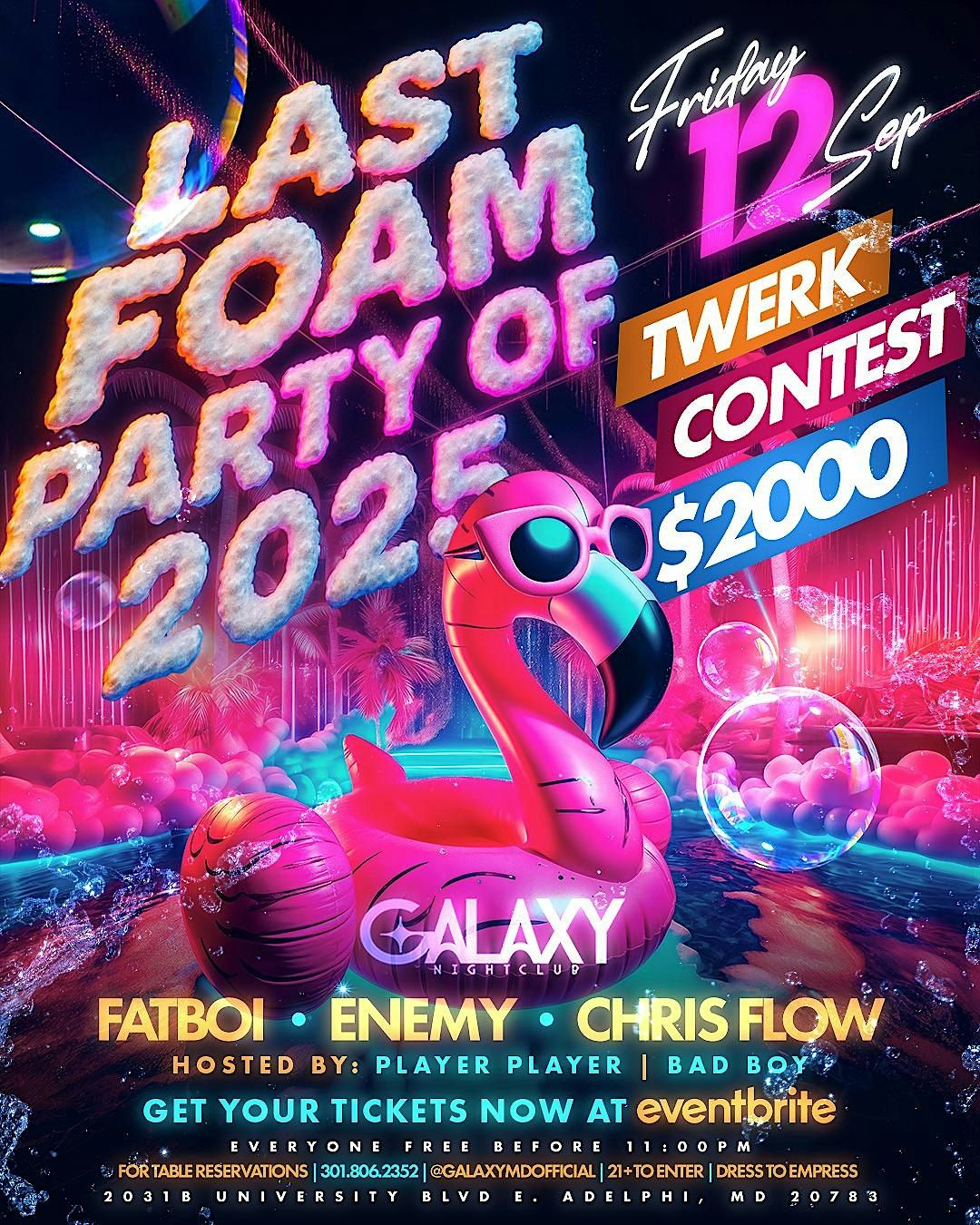 Last Foam Party of 2025!