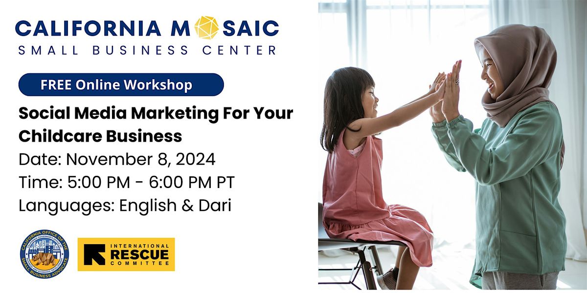 FREE Online Workshop: Social Media Marketing for Your Childcare Business