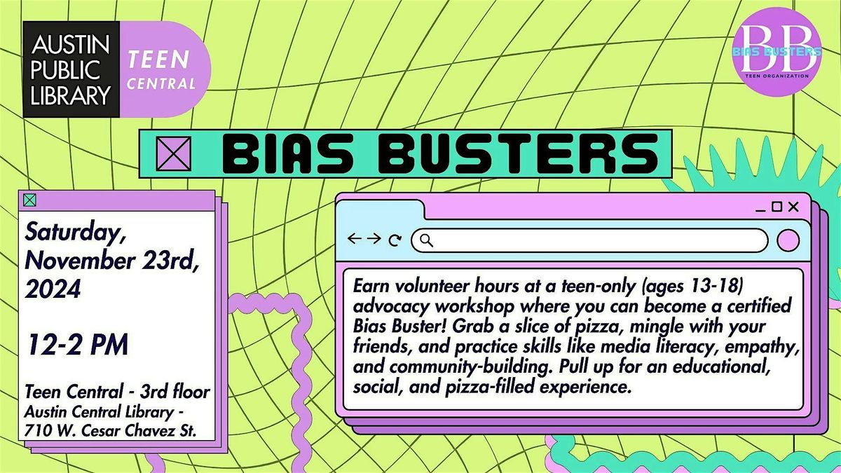 Teen Bias Busters Workshop