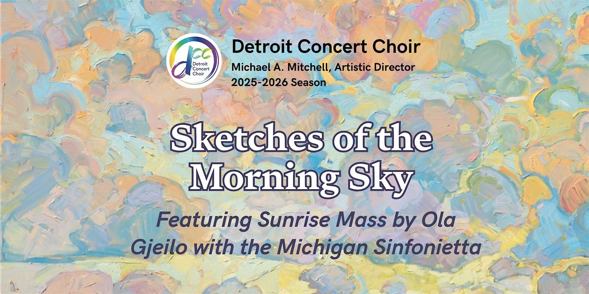 Sketches of the Morning Sky - March 28, 7:30pm  - Grosse Pointe Park