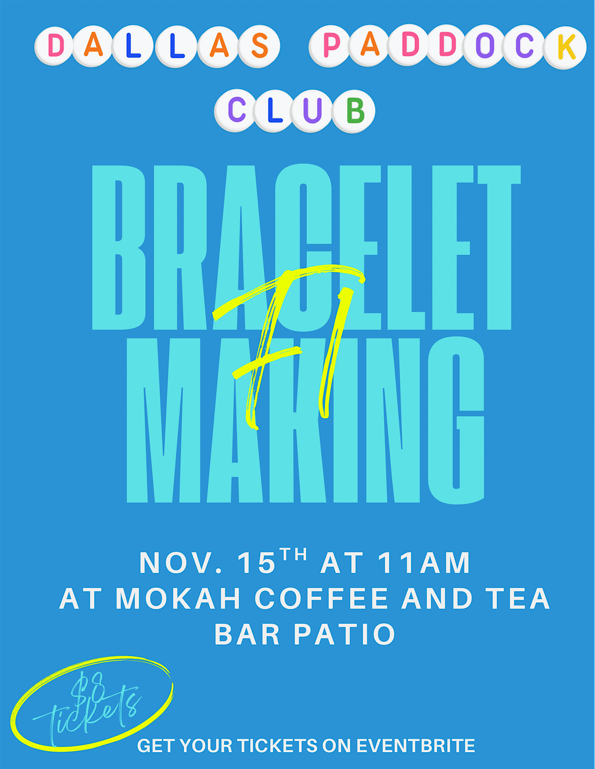 DIY F1 Bracelet and Keychain Making Event