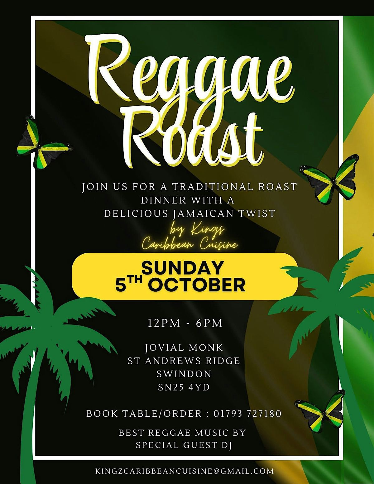 Reggae Roast - Swindon