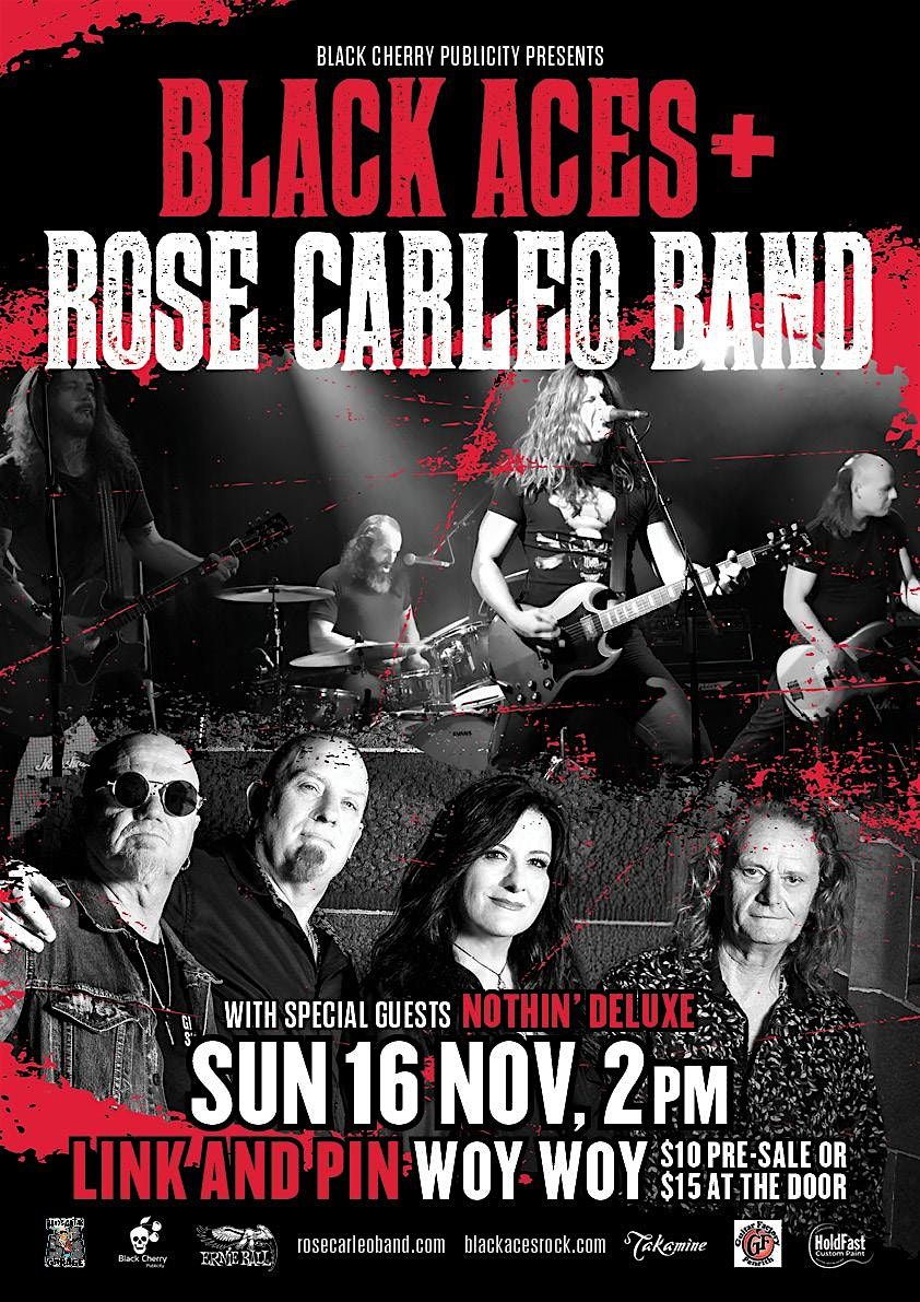 Black Aces + Rose Carleo Band at The Link and Pin, Woy Woy