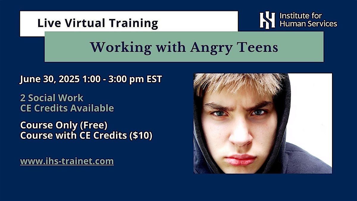 Working with Angry Teens