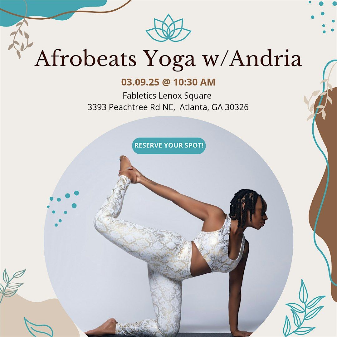 Afrobeats Yoga w Andria