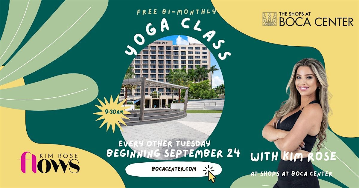 Free Community Yoga at Boca Center