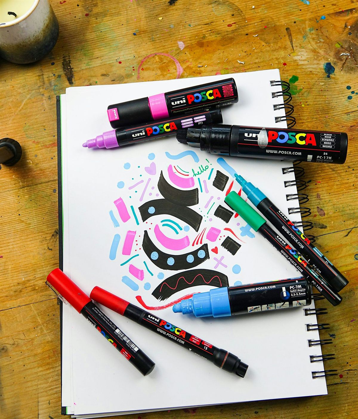 Workshop: Learn to Draw with POSCA Acrylic Markers