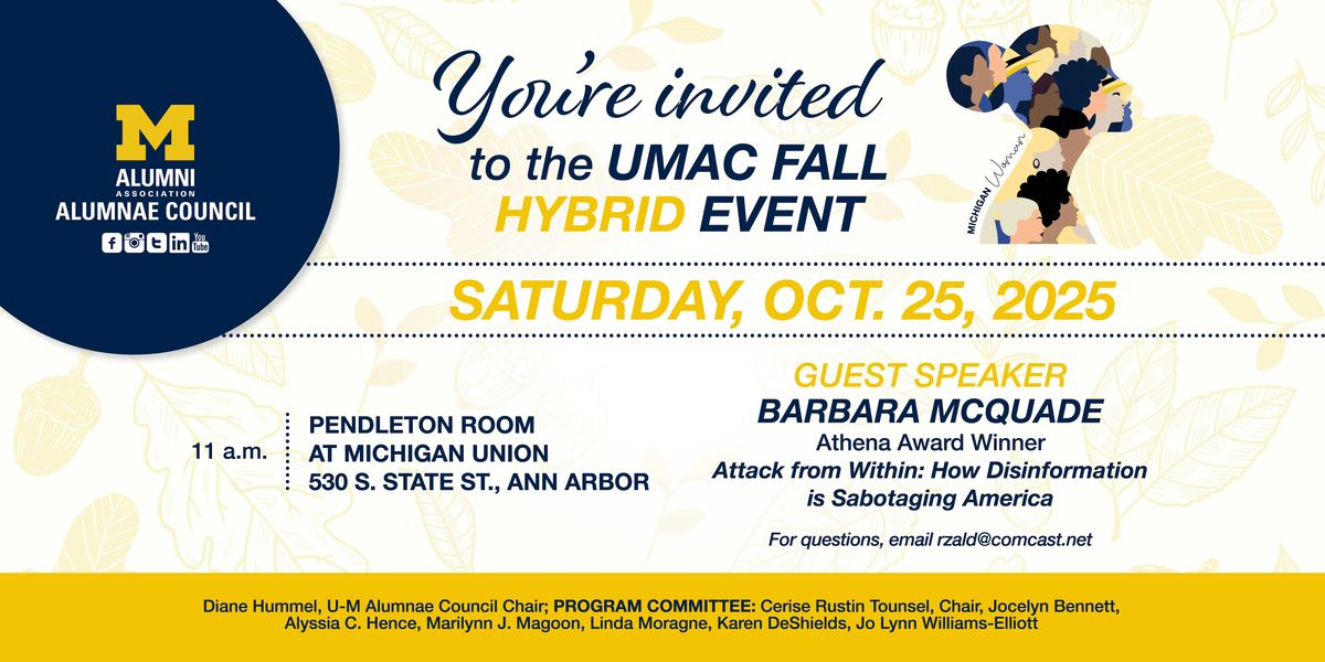 UMAC Fall Hybrid Event