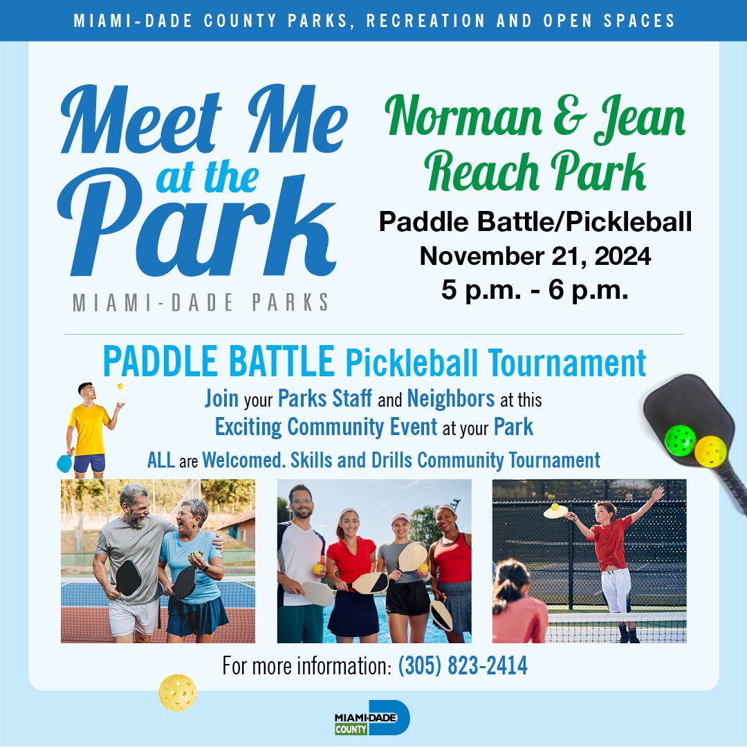 Meet Me At The Park- Paddle Battle @ Norman & Jean Park