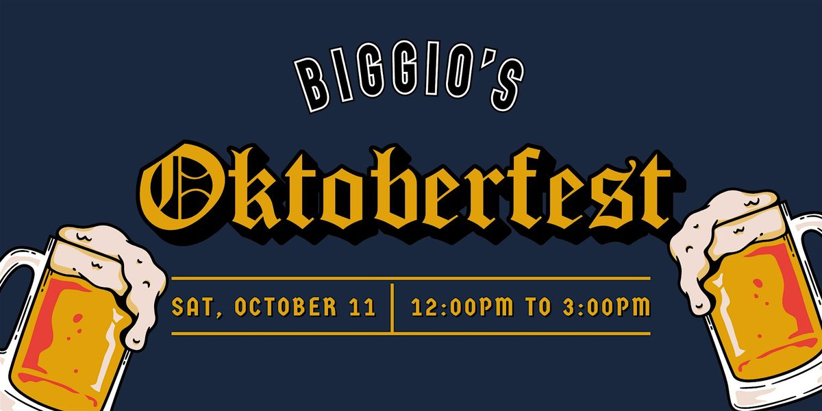 Prost to Oktoberfest at Biggio\u2019s!