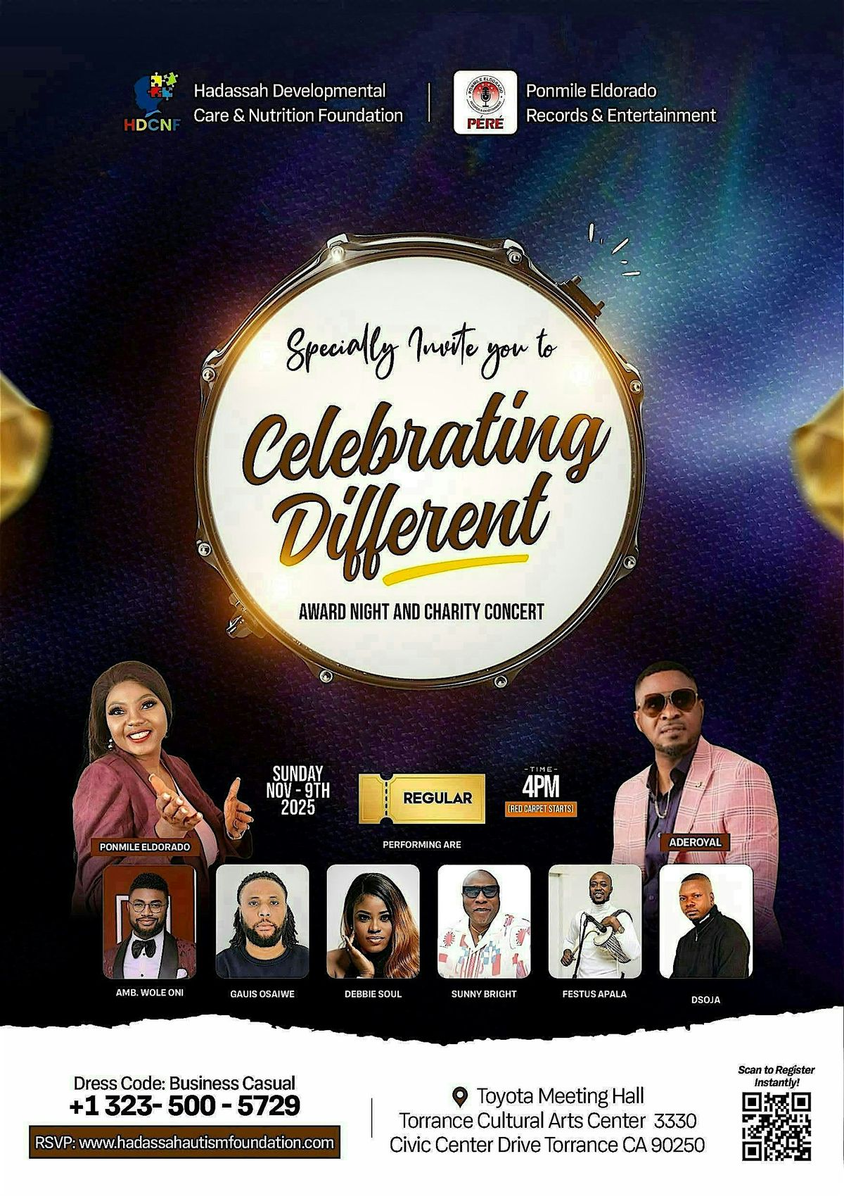 CELEBRATING DIFFERENT AWARD NIGHT AND CHARITY CONCERT