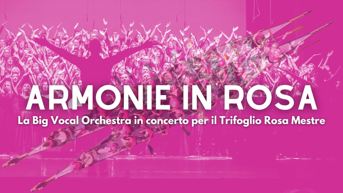 ARMONIE IN ROSA - Big Vocal Orchestra per Trifoglio Rosa Mestre