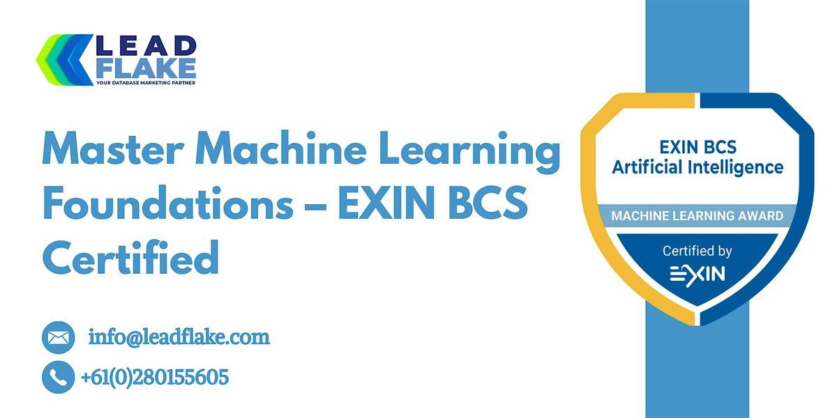 EXIN BCS Machine Learning Award Training in Auckland
