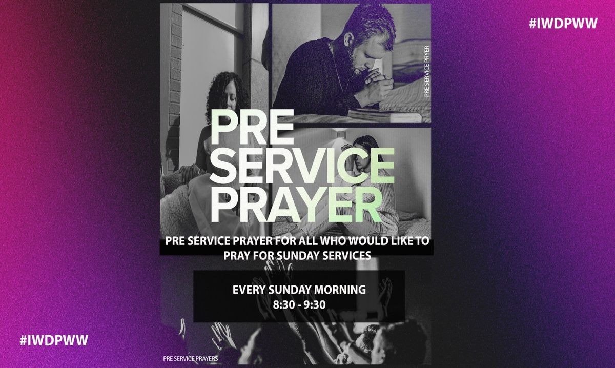 Pre Service Prayer 