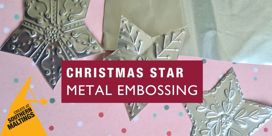 Christmas Star Decorations Metal Embossing Workshop