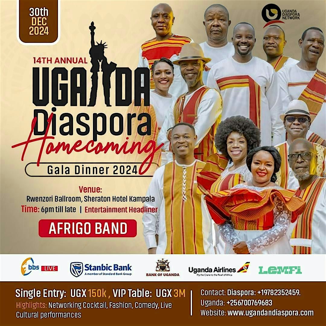 Uganda Diaspora Homecoming  Business Breakfast & Gala Dinner 2024 Edition