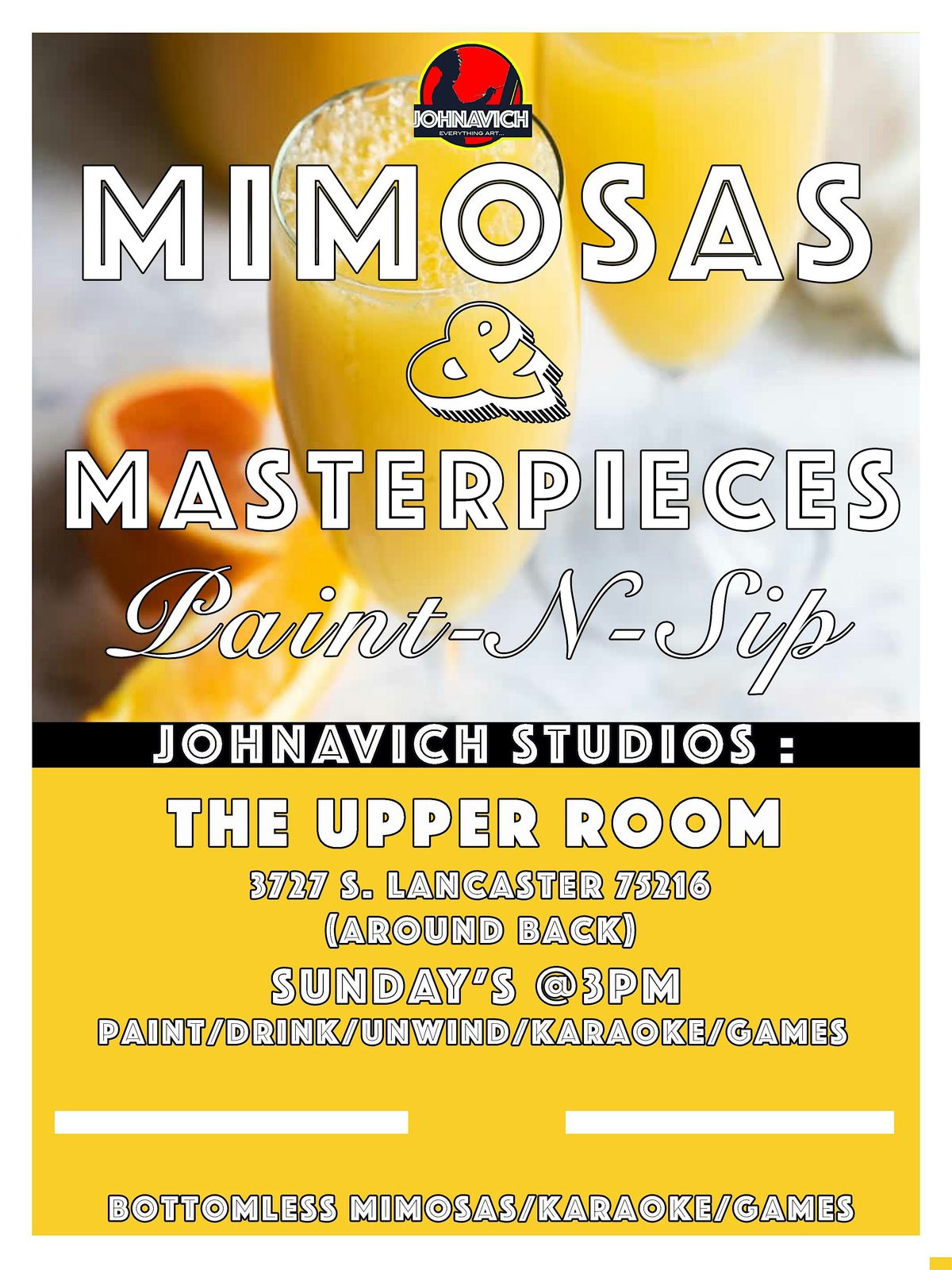 Mimosas & Masterpieces @ The Upper Room