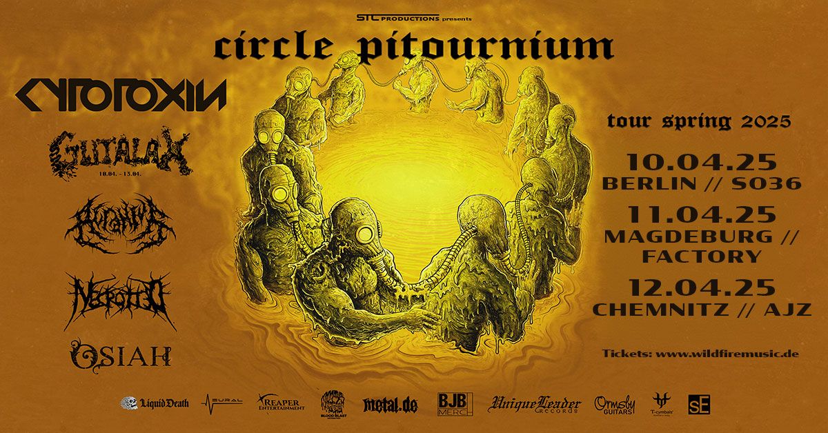 Cytotoxin, Gutalax, Acranius, Necrotted, Osiah | Circle Pitournium Tour 2025