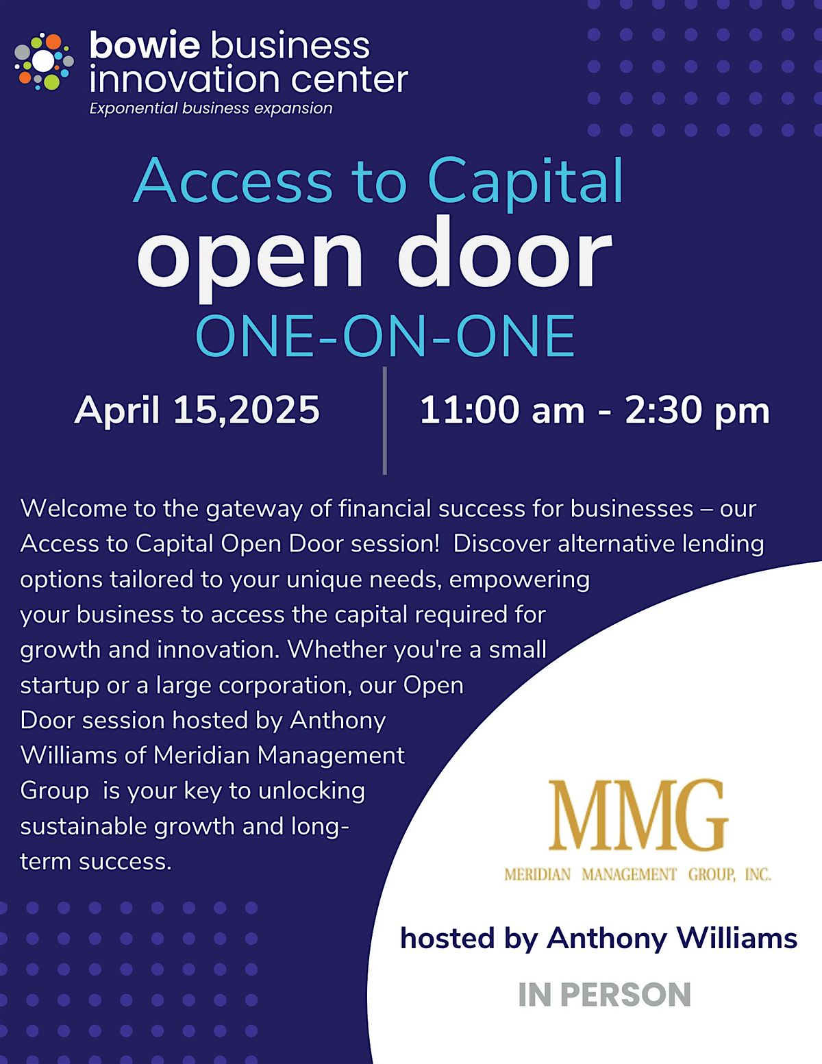 Access to Capital Open Door