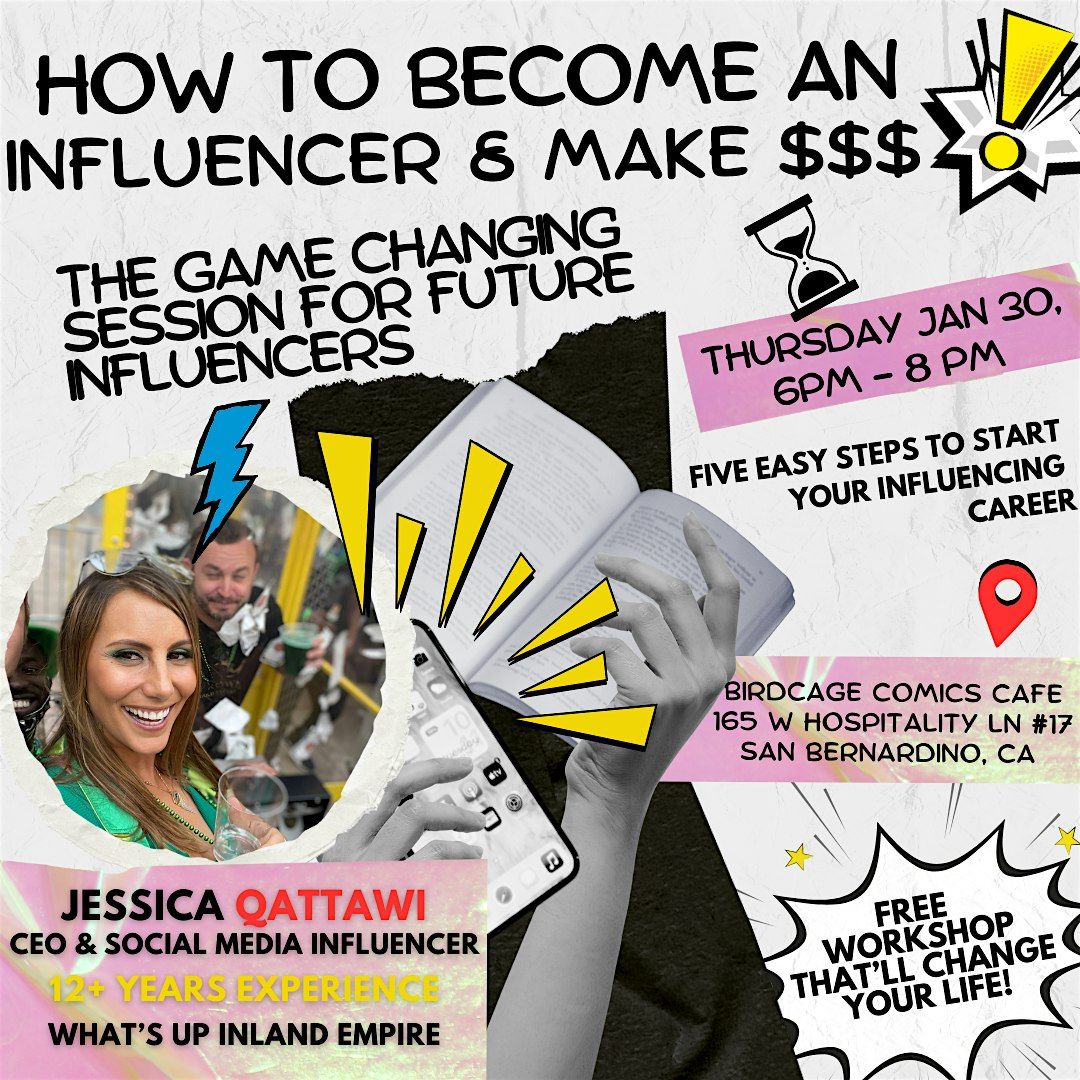 How to become an Influencer & Make $$$ - Hosted by Jessica Q.