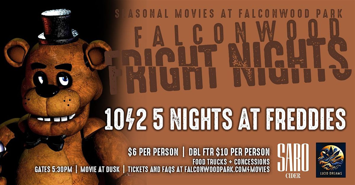 Falconwood Fright Nights: 5 Nights at Freddie's